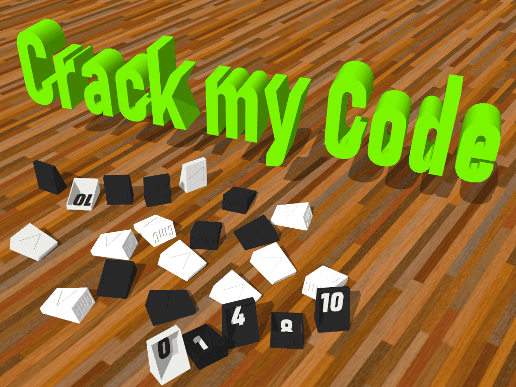 Crack my Code game set 3d model