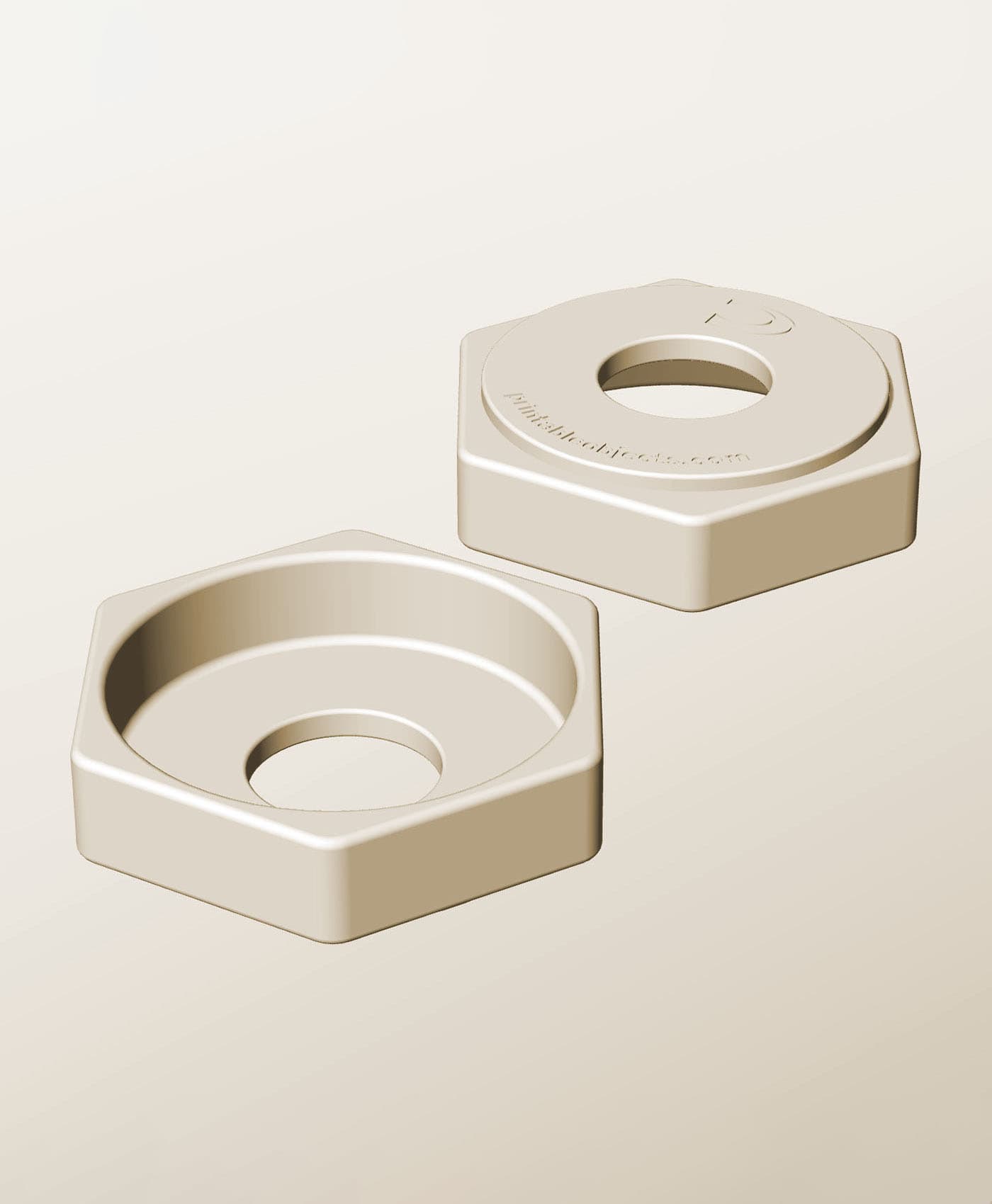 CH96-25-P Modular Stacking pierced container for home decor 3d model