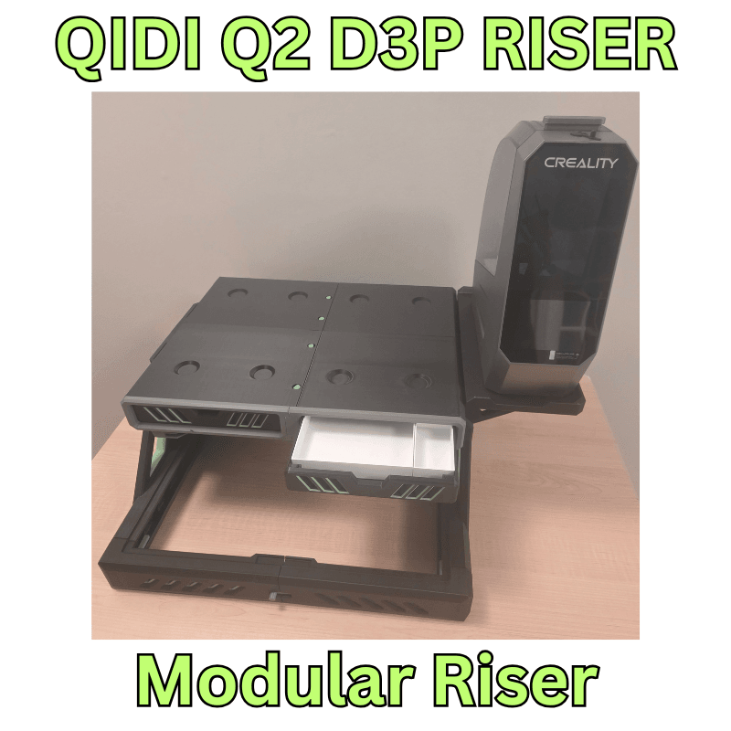 Qidi Q2 D3P Riser 3d model
