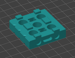 5MM Bore - ExtrudAlign(tm) - No Bushing 3d model