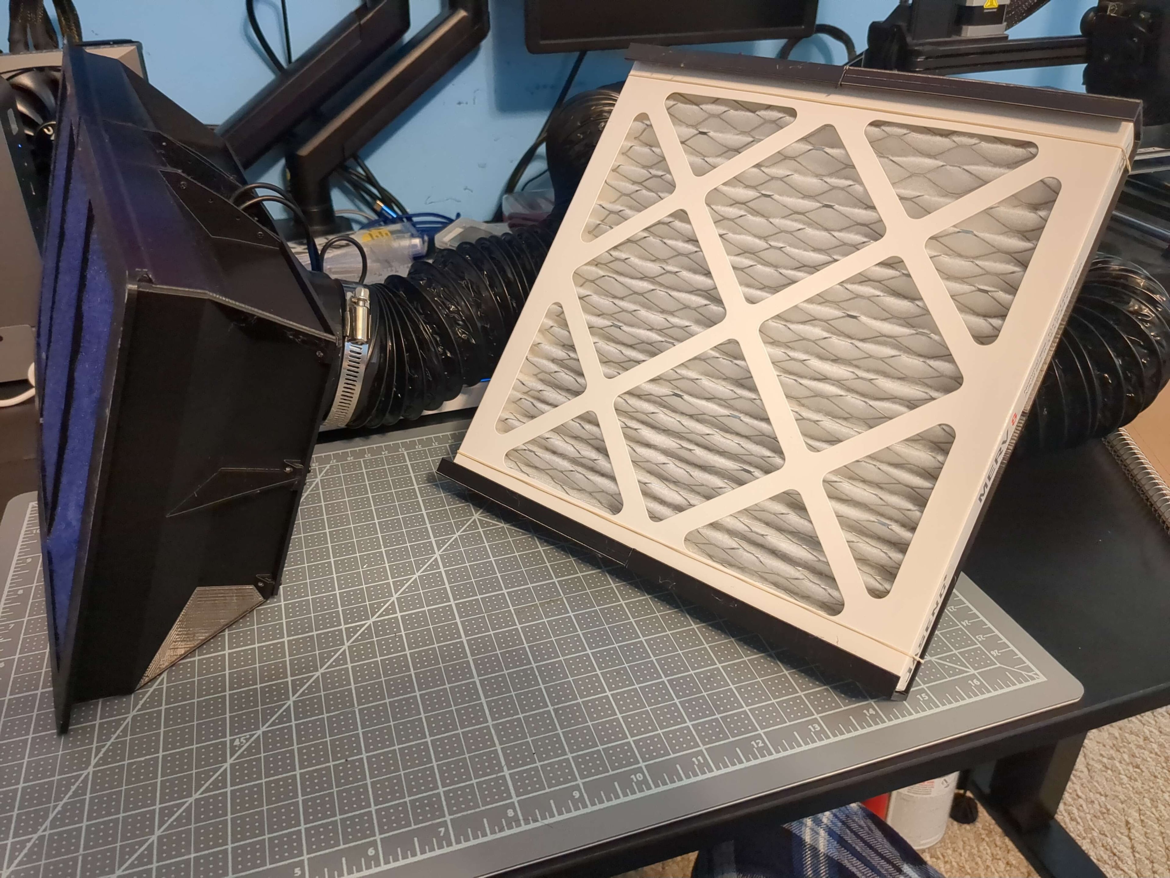 Airbrush Booth Vent 3d model