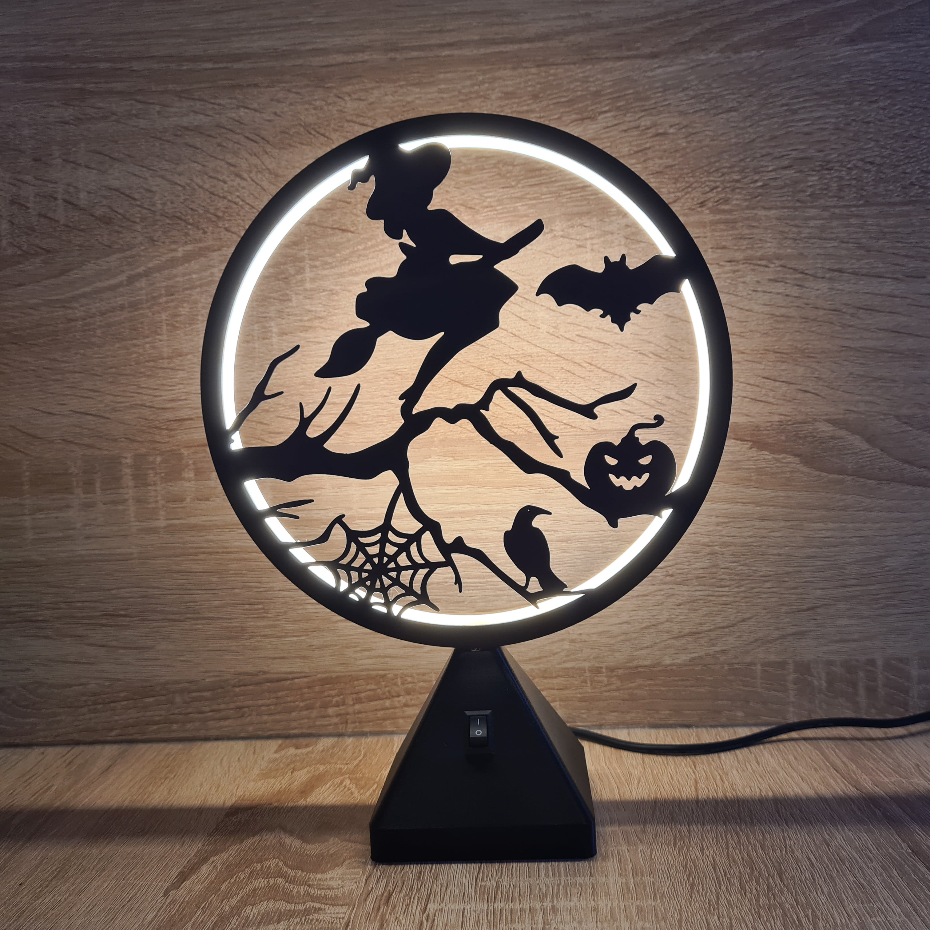 Ring LED Lamp - Set 9 - 10 interchangeable faces 3d model