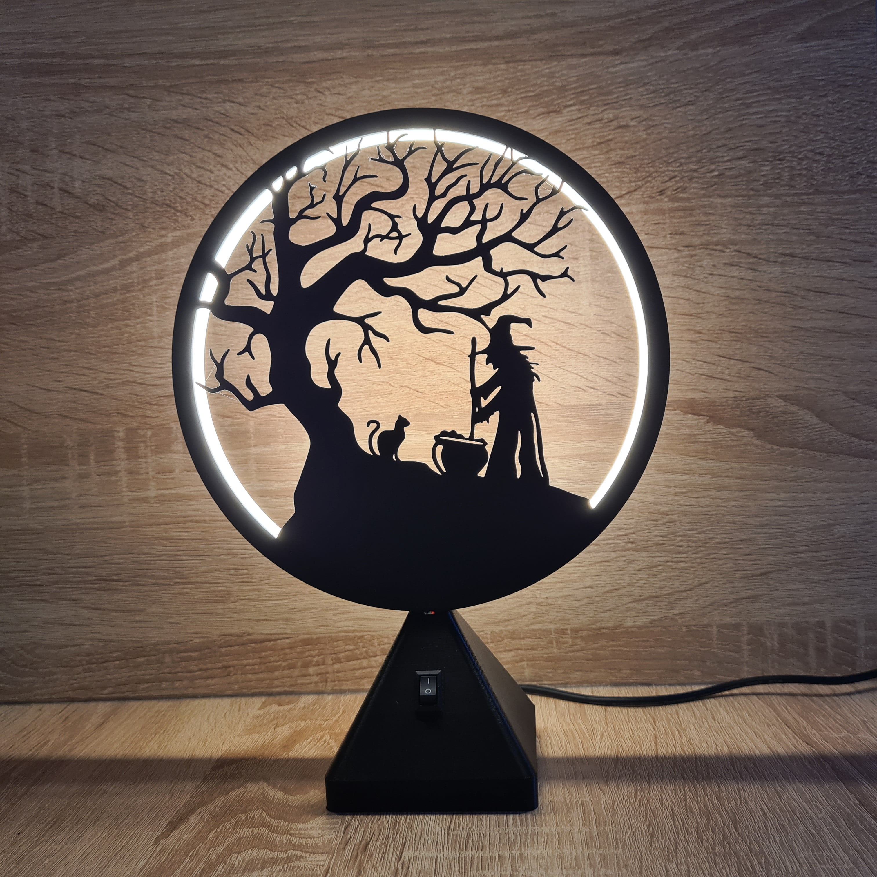 Ring LED Lamp - Set 9 - 10 interchangeable faces 3d model
