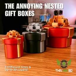 Annoying Nested Gift Box 3d model