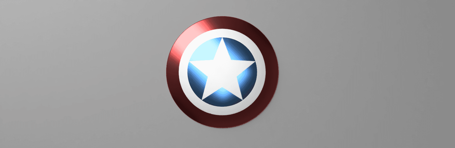 Captain America Shield  3d model