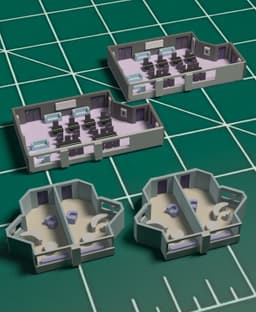 1/670 Voyager Interiors Set 2 3d model