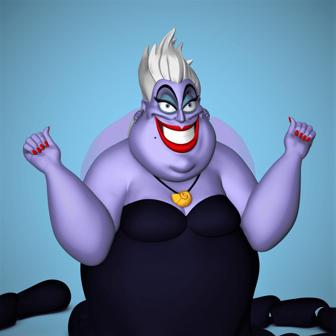 Ursula -Flexi Tentacles 3d model
