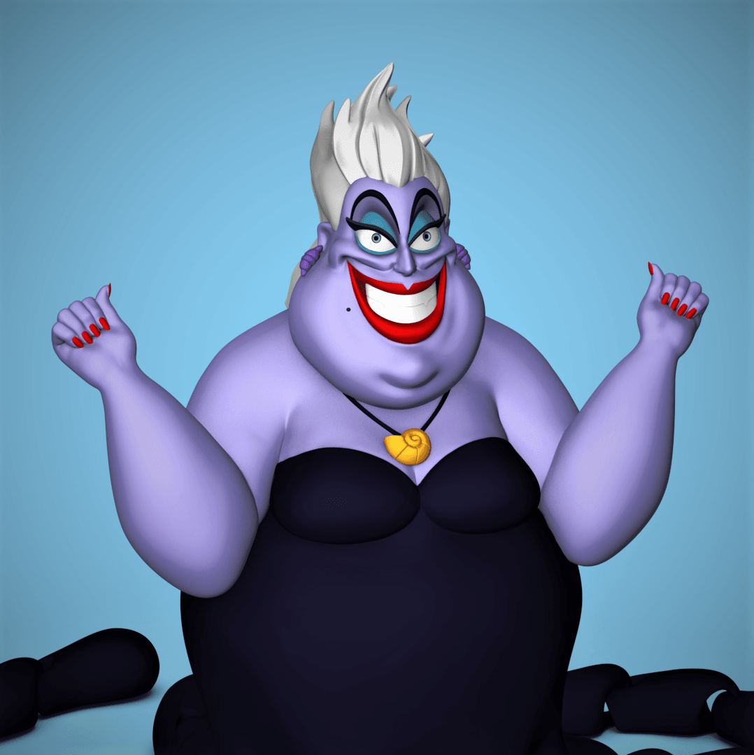 Ursula -Flexi Tentacles 3d model