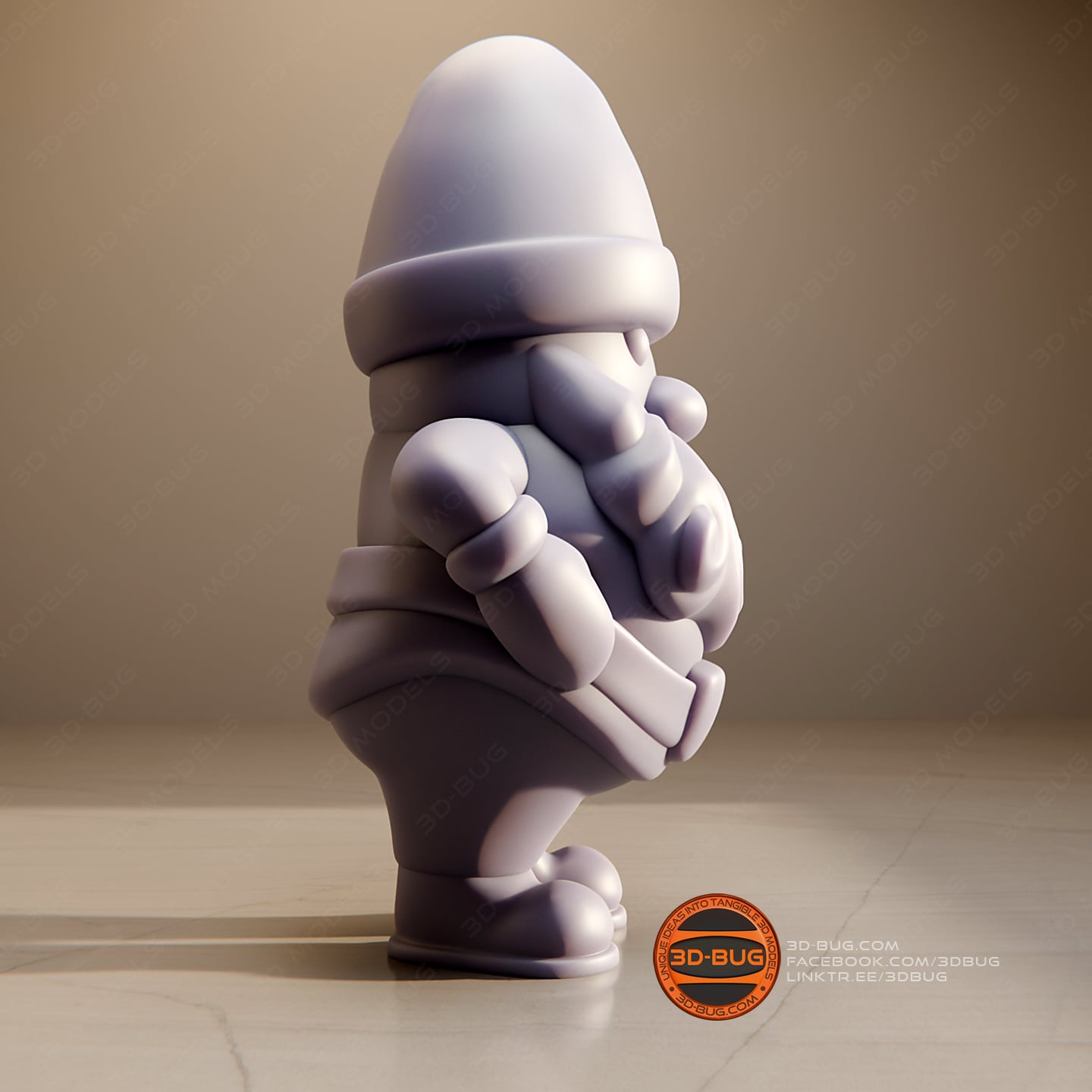 Stylized Santa 3d model