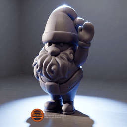 Stylized Santa 3d model