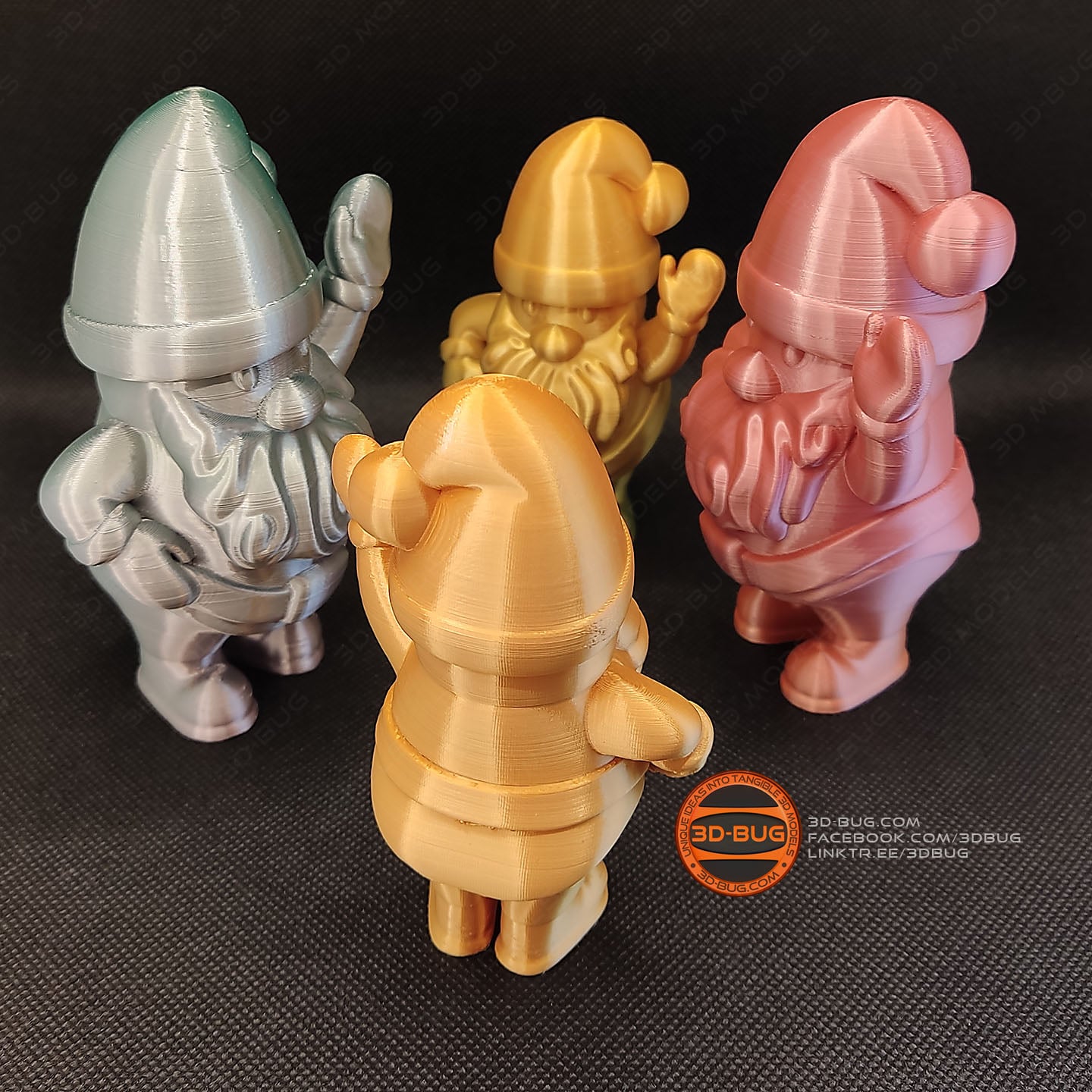 Stylized Santa 3d model