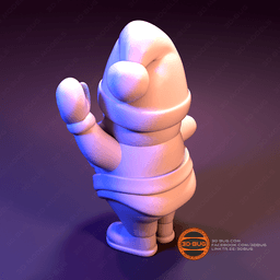Stylized Santa 3d model