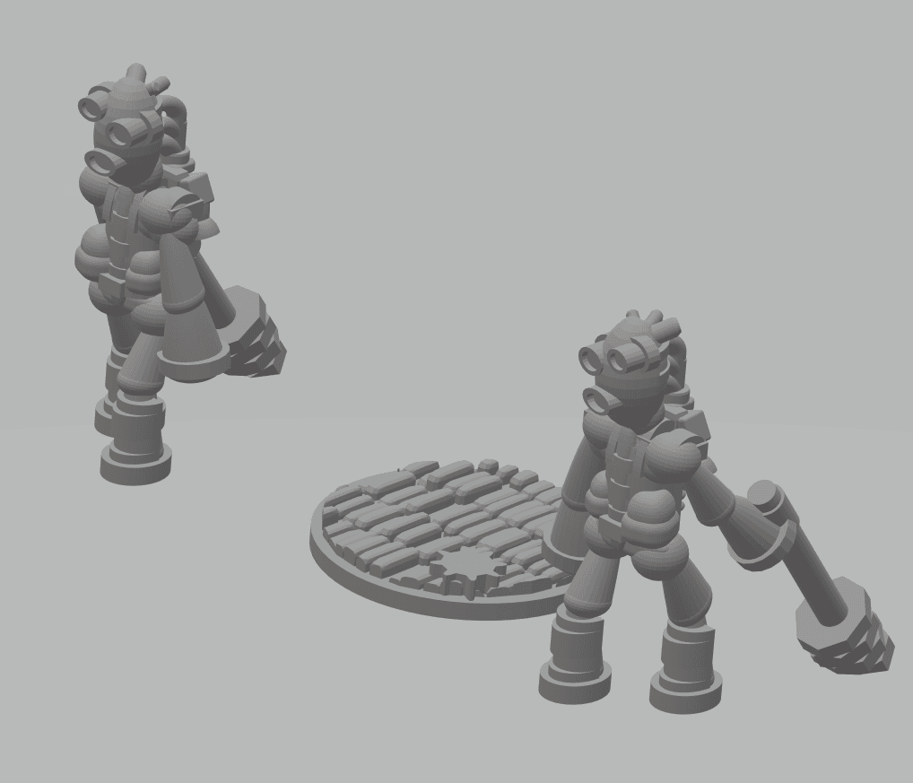 FHW: Melee Weird Trooper 3d model
