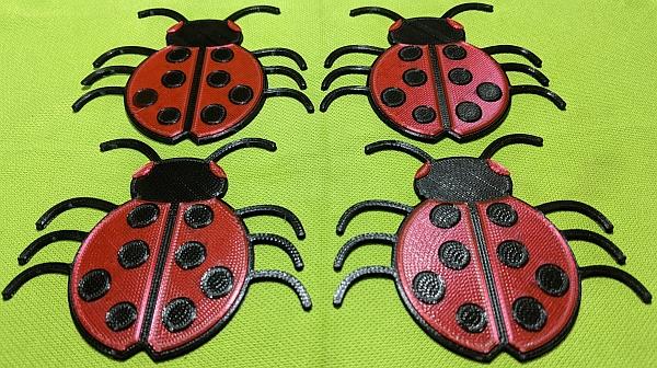 Ladybirds (Ladybugs) 3d model
