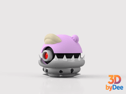 Slowbro (Mega) Poke Ball 3d model