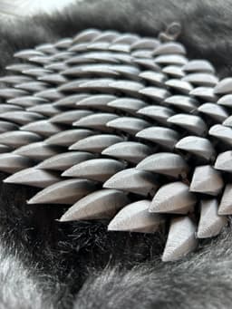 Articulated Spiked Pauldron 3d model