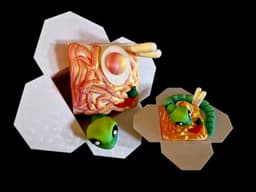 Noodles the Snake with Noodle box *Commercial Version* 3d model