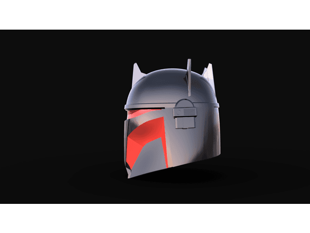 Moff Gideon Mandalorian Helmet 3d model