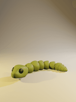 Snick - Articulated Snake Snap-Flex Fidget (Tight Joints) 3d model