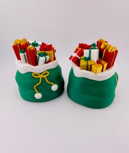 Santa Gnome with Bag of Gifts 3d model