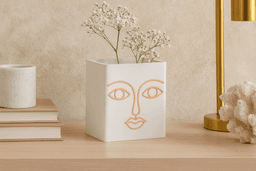 Face Vase – Minimalist Modern Art Decorative Vase 3d model