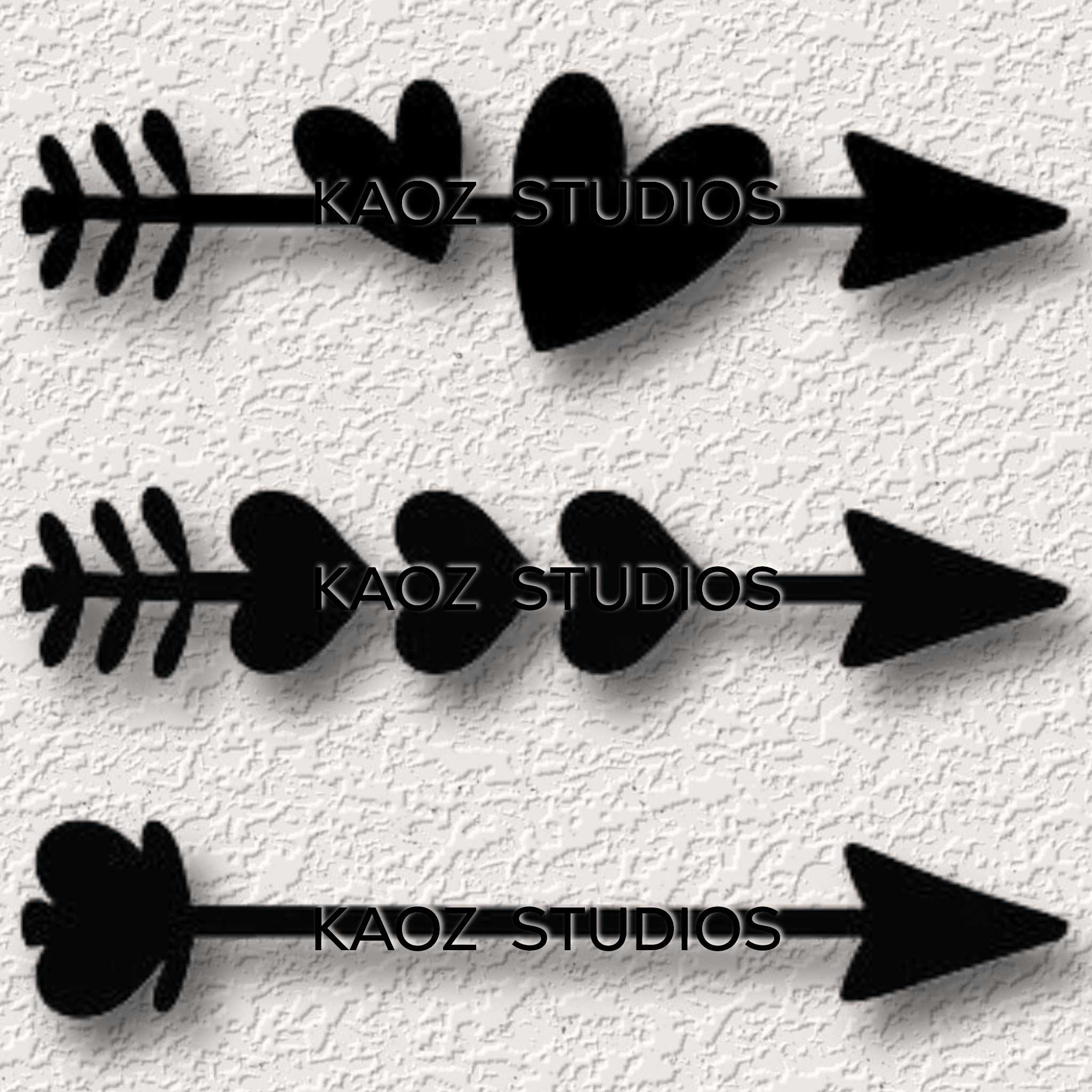 love arrows wall art lovers wall decor valentines day decoration cupids arrows 3d model