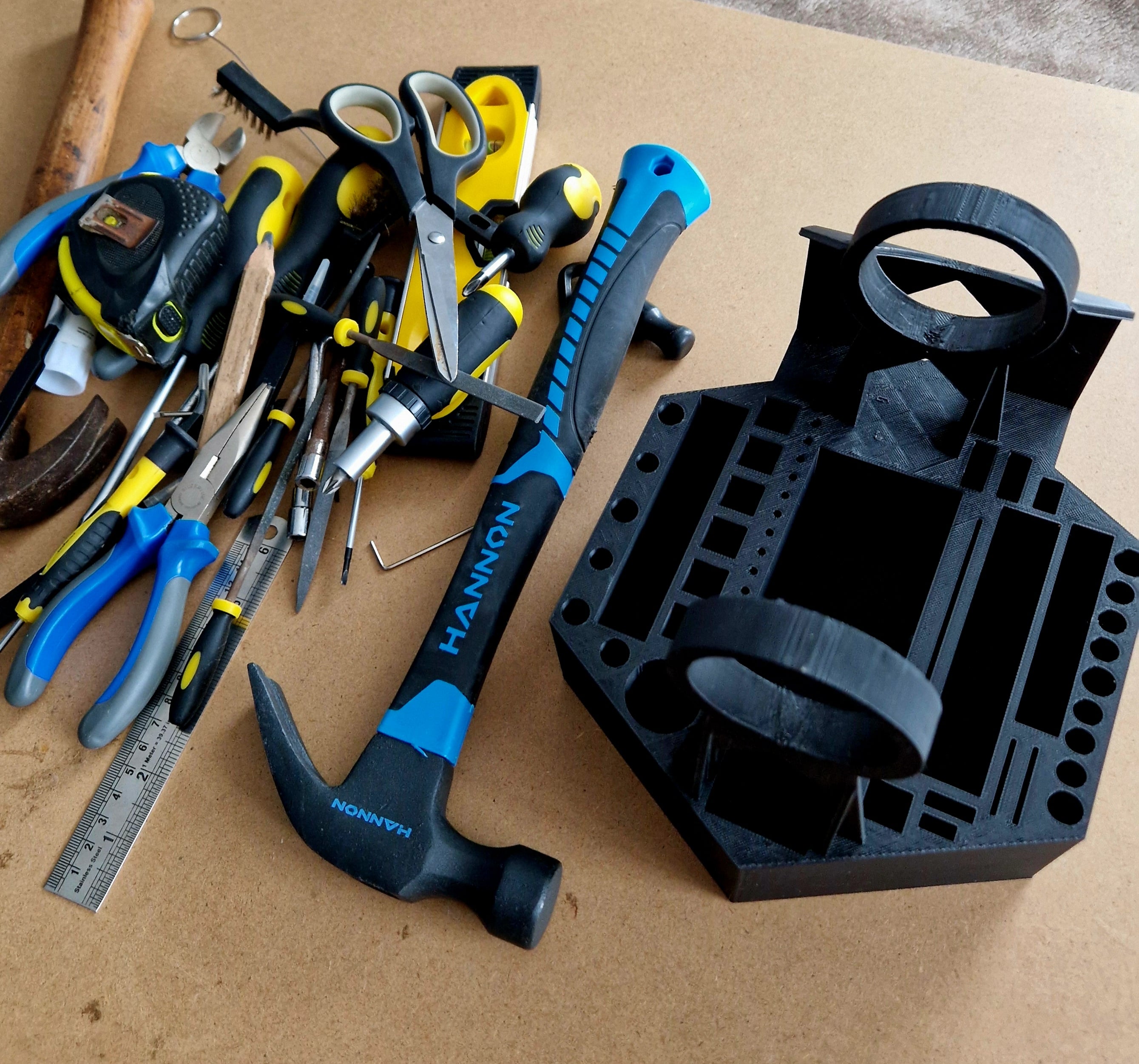 Tool Caddy (hammer handle).stl 3d model