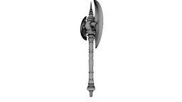 Iron Crescent Halberd 3d model