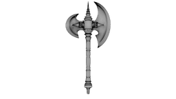 Iron Crescent Halberd 3d model
