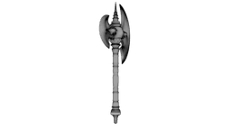 Iron Crescent Halberd 3d model