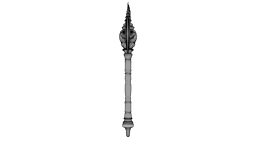 Iron Crescent Halberd 3d model