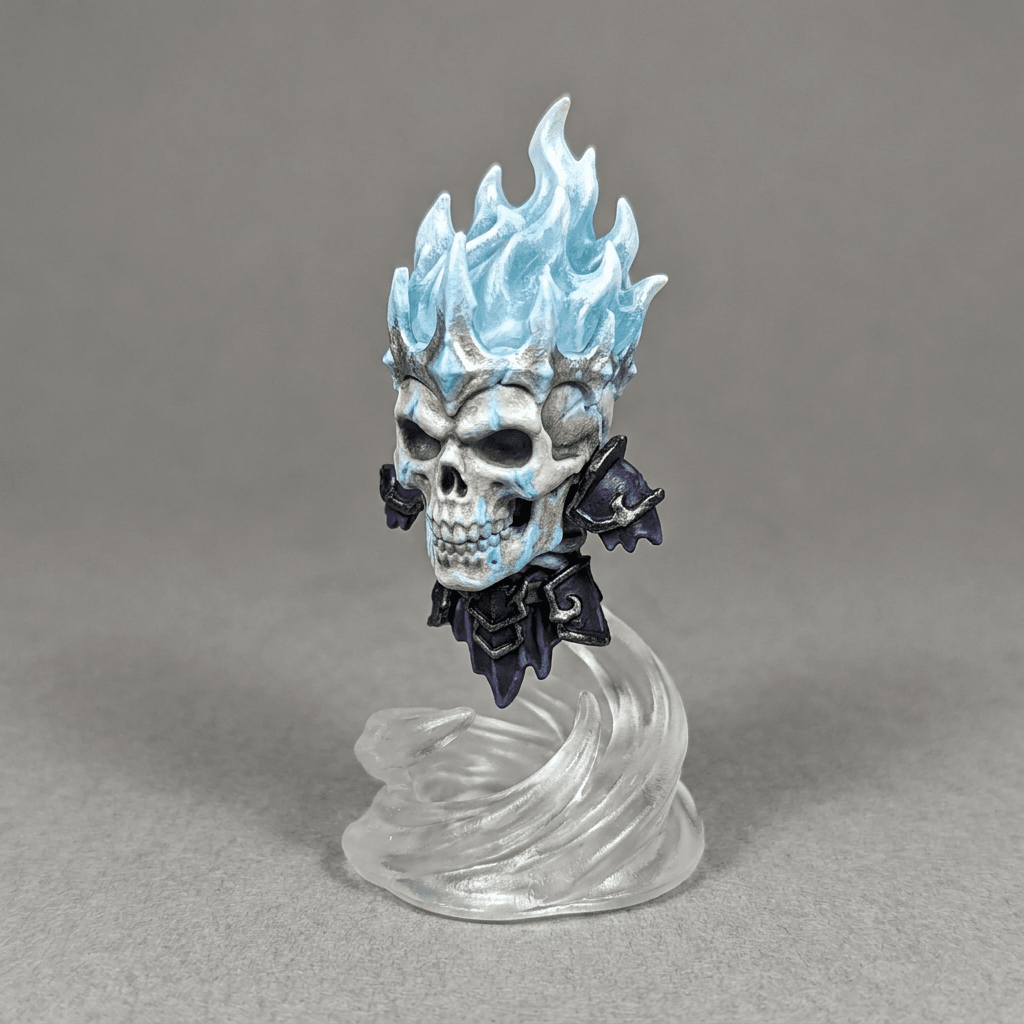 Iris and Orin - Tiny Skull Familiar STL - Frostbound Necropolis 3d model