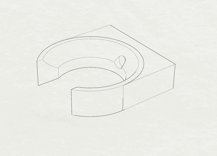 Baseball wall holder 3d model