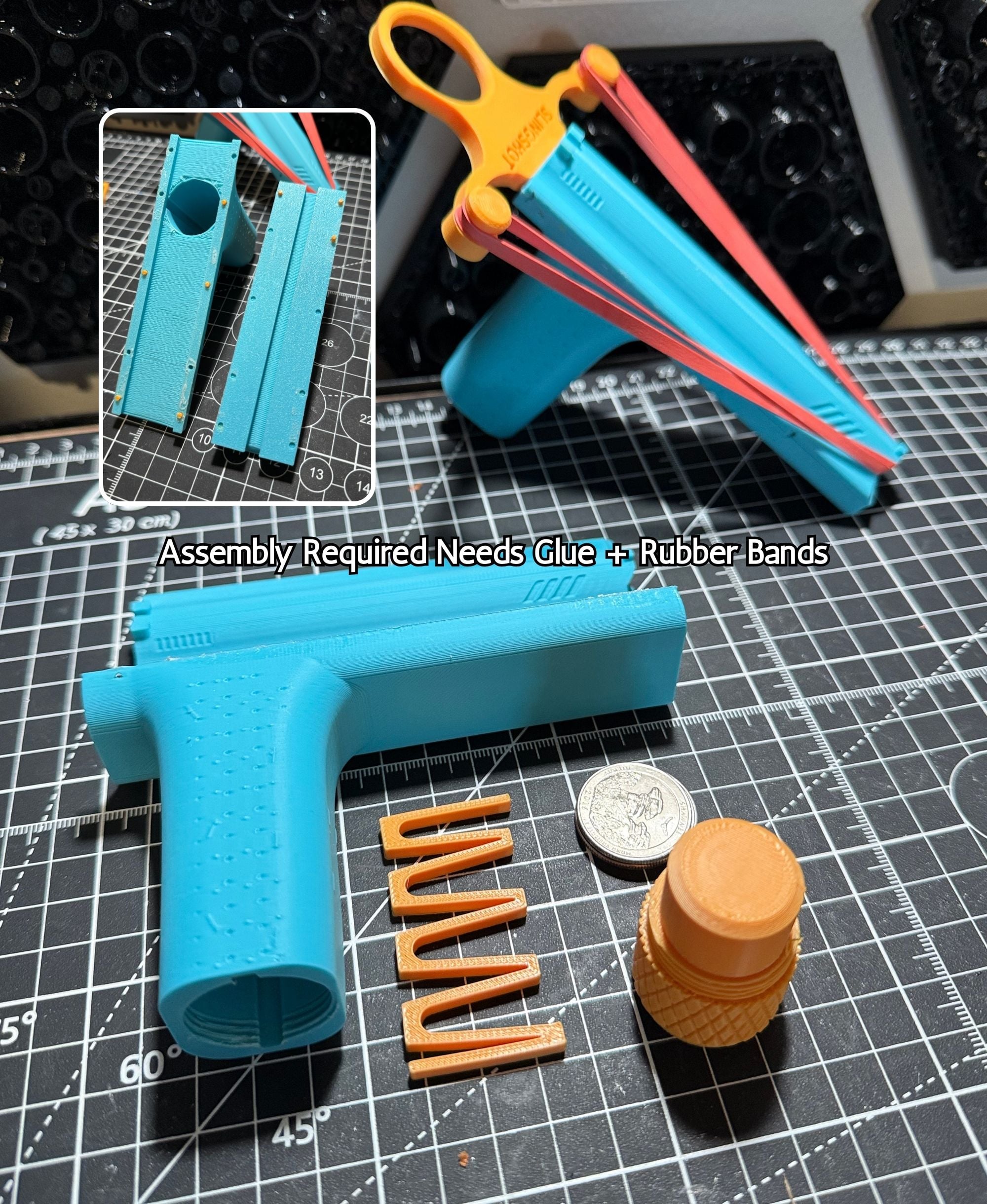 Quarter SlingShot 3d model