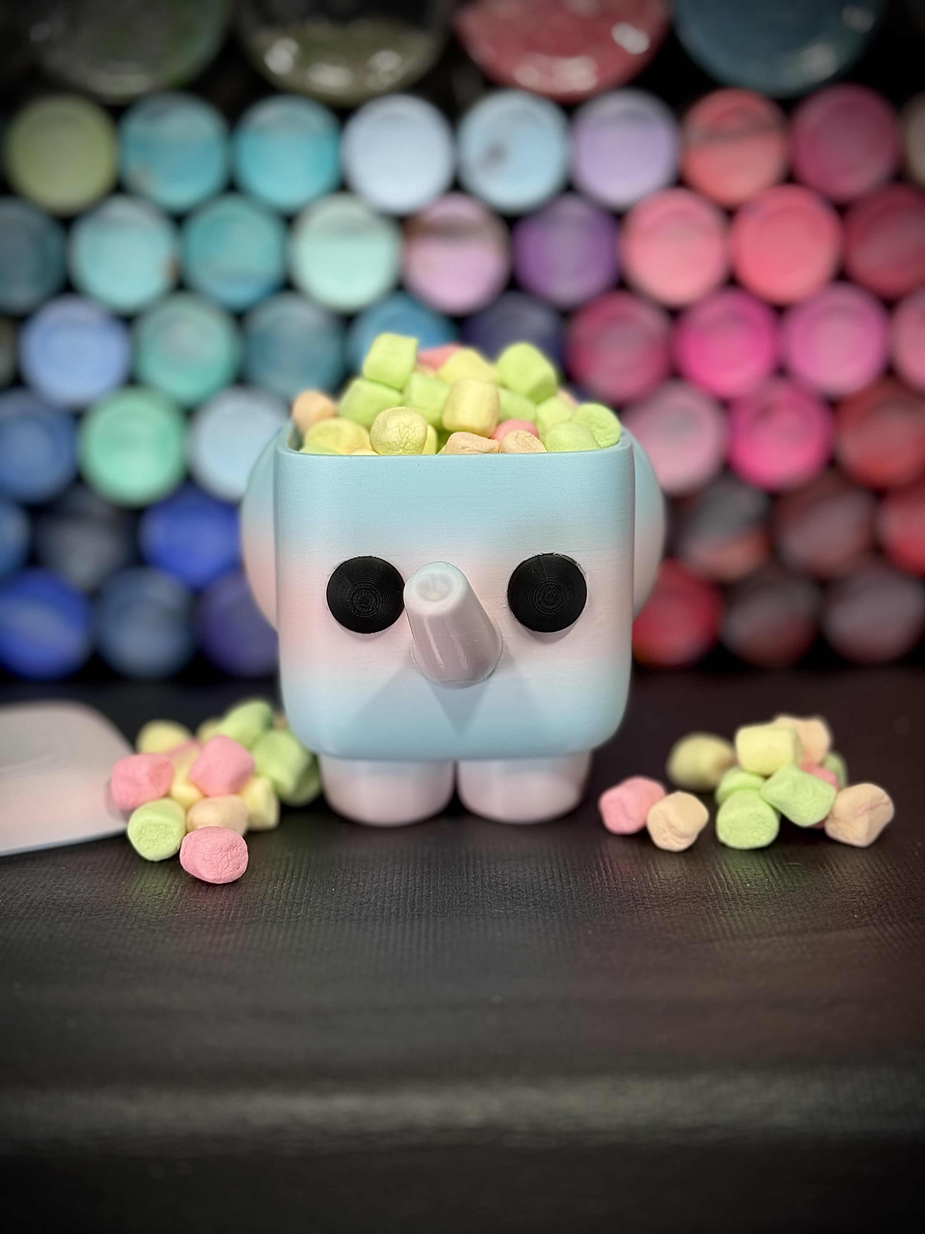 Marshmallow-phant Box 3d model