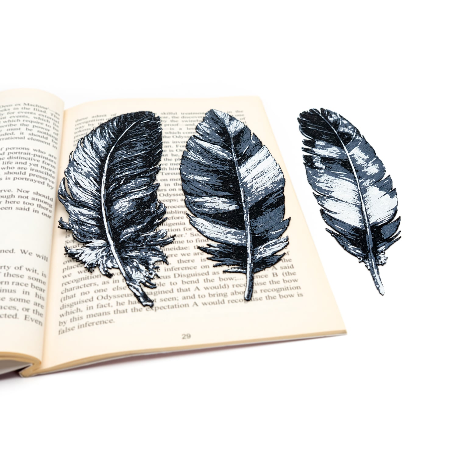 Feather Bookmarks 3d model