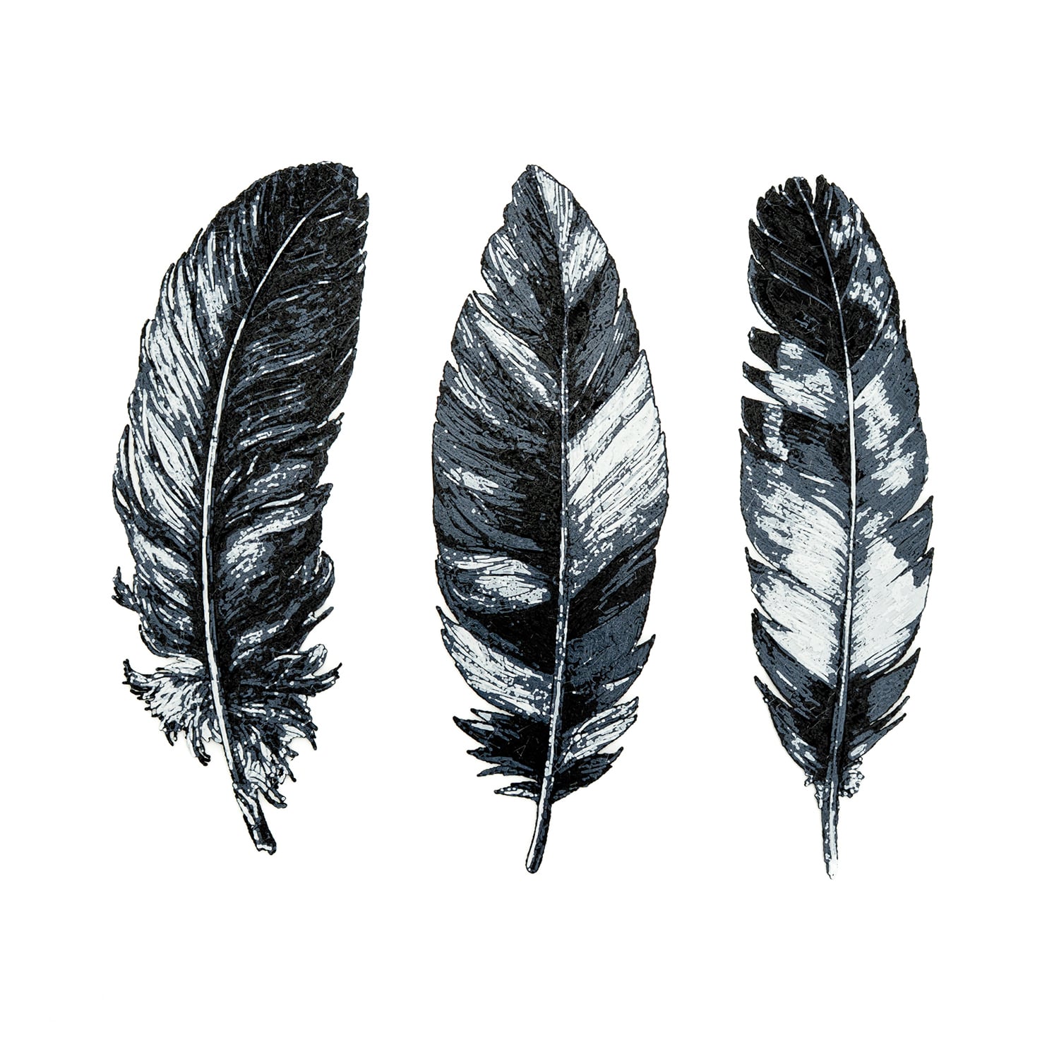 Feather Bookmarks 3d model