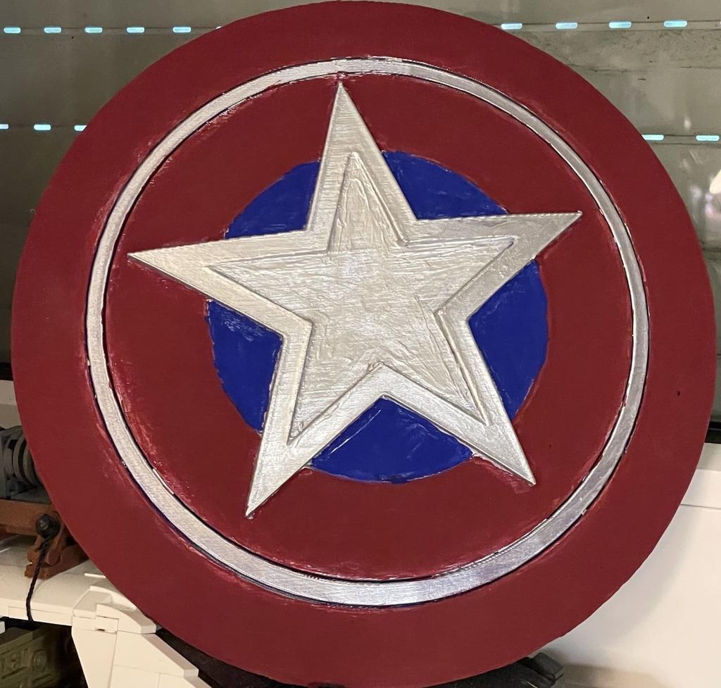 Captain Americas Shield from Mavel's Avengers Game 3d model