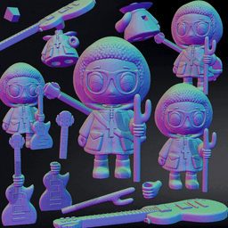 Sky The Vatican Mascot, Caelum The lightsworn 3d model