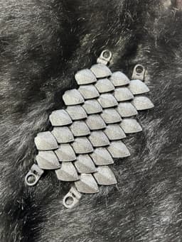 Flexible Scalemail Wristband 3d model