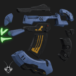 Halo: Reach Plasma Pistol 3d model