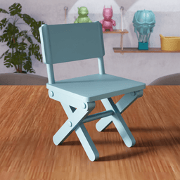 Folding Chair - Modern Furniture Series 3d model