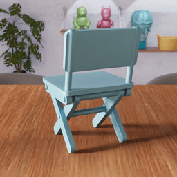 Folding Chair - Modern Furniture Series 3d model