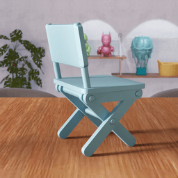 Folding Chair - Modern Furniture Series 3d model
