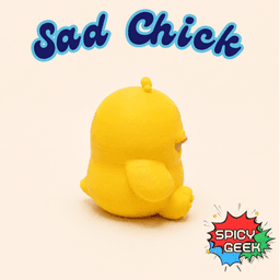 Sad Chick 3d model