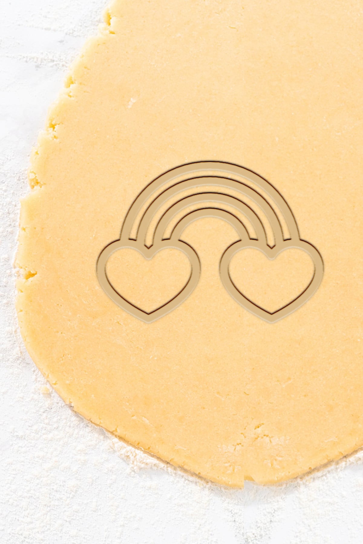 Rainbow Cookie Cutter, Biscuit Cutter 3d model