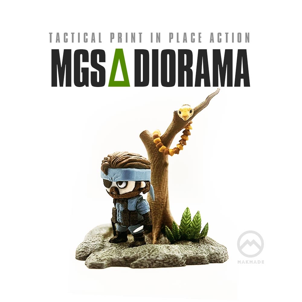 MGS DELTA DIORAMA - Tactical Print in Place Action 3d model