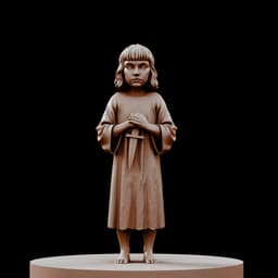 THE GIRL Fear and Hunger tabletop D&D RPG miniature figurine – scale STL Fan Art 3d model