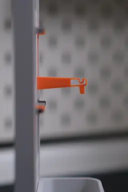HookForm Modular Rotating Hook Display System – Customizable Wall-Mount Rack for Collectibles & Desk 3d model