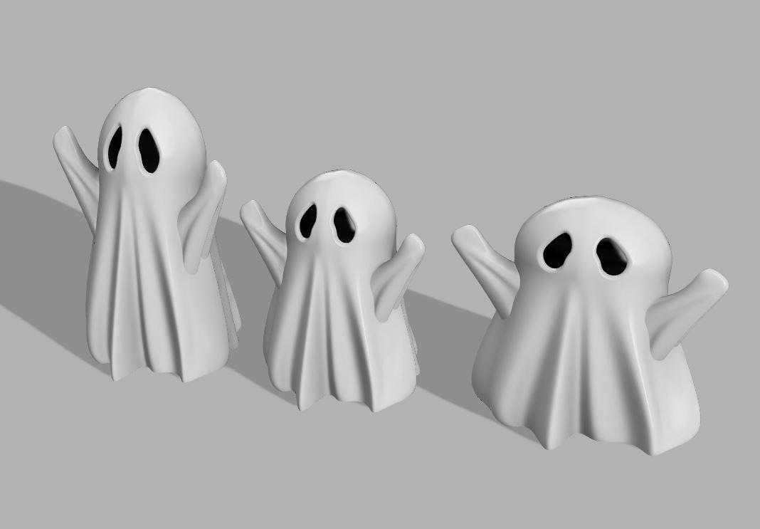 Ghosty's Trio Set 3d model